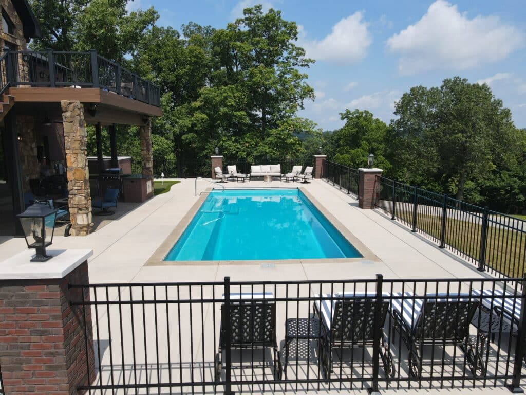 Image of Fiber Glass Pool Design In Borden, IN